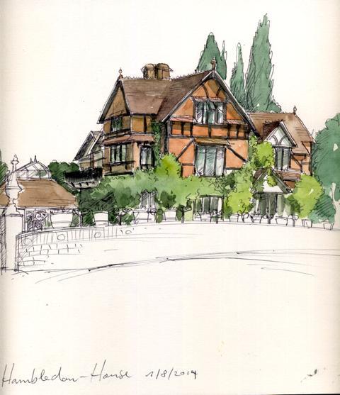 Bed and Breakfast Hambledon House Godalming Exterior foto